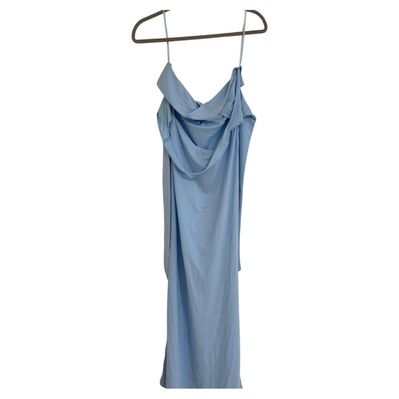 Princess Polly Mesmerize Blue Halter Maxi Dress - Picture 8 of 9